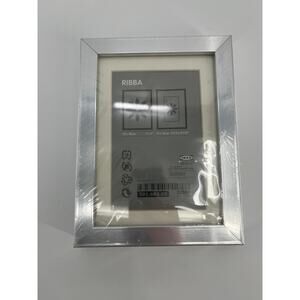 Ikea Ribba 5x7 Silver Picture Frame 201.683.00 Discontinued